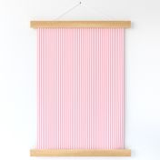 pretty pink ticking stripes