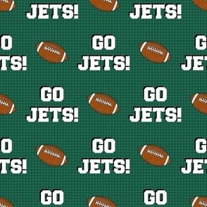 Medium Scale Team Spirit Football Go Jets! in New York Gotham Green