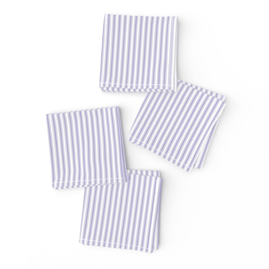 light purple ticking stripes