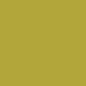 Winter solid earth tone lime green #b2a63a