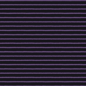 Black and purple inky stripe, gothic, boho, Wednesday Addams inspired, medium scale