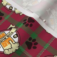 Fur Buddy - Fur Buddy Brewery - Beer Drinking Buddy - Dog Bandana - Red Green