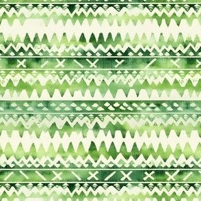 Green Abstract Stripes - small