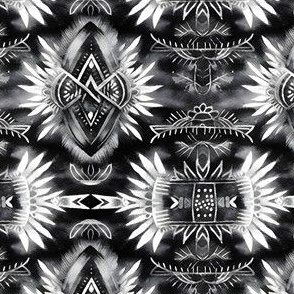 Black & White Abstract Pattern - small
