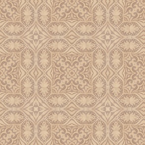 Moroccan Tile Style Ornament Pattern Terracotta