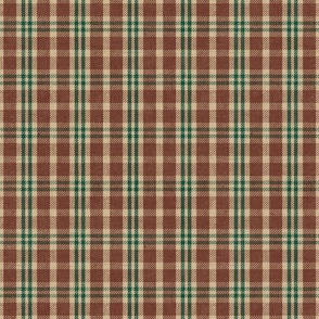 North Country Plaid - large - brown, oatmeal, and green