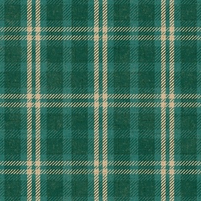 North Country Plaid - jumbo - green, teal, and oatmeal 