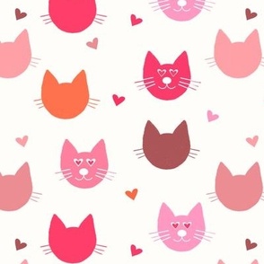 Heart Cats, Valentine Cats