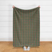 North Country Plaid - large - green, oatmeal, and red 