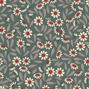 Chamomile floral pattern