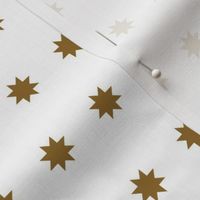 Retro Holiday-tiny stars_White