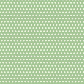 Soft Spring Green Microdot – Fresh Pastel Polka Dot Design for Seasonal Projects