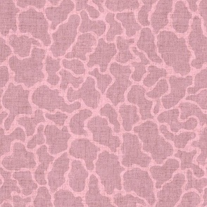 Willa Cow hide Abstract Dusty Pink