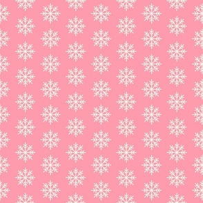 Geometric Snowflakes_Pink