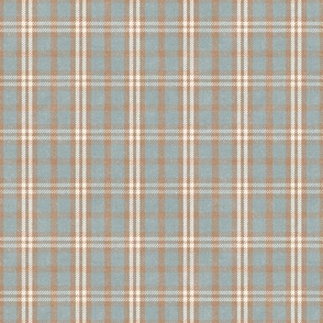North Country Plaid - large - dusty blue, fawn, and alabaster 