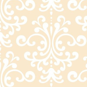 damask lg ivory