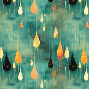Impressionist's Rain Drops
