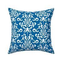 damask lg royal blue