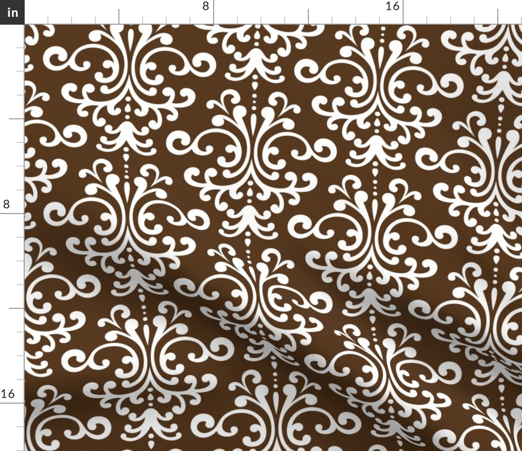 damask lg brown