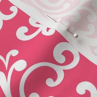 damask lg hot pink