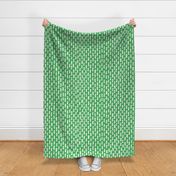 Large - Green rectangle, geo simple geometric, Bright green and white, shapes