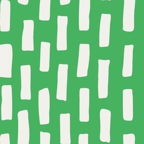 Large - Green rectangle, geo simple geometric, Bright green and white, shapes