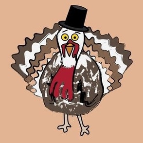 Turkey (Brown) in Top Hat