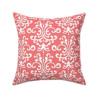 damask lg coral