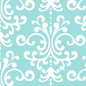 damask lg light teal