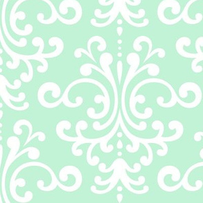 damask lg ice mint green