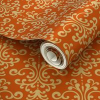 damask lg orange