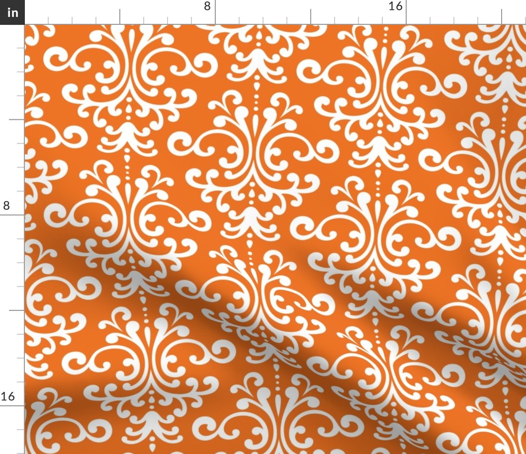 damask lg orange