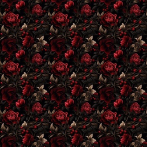 Red Rose Bed in SMALL