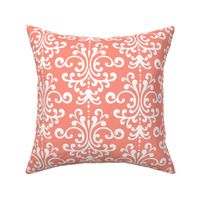 damask lg peach