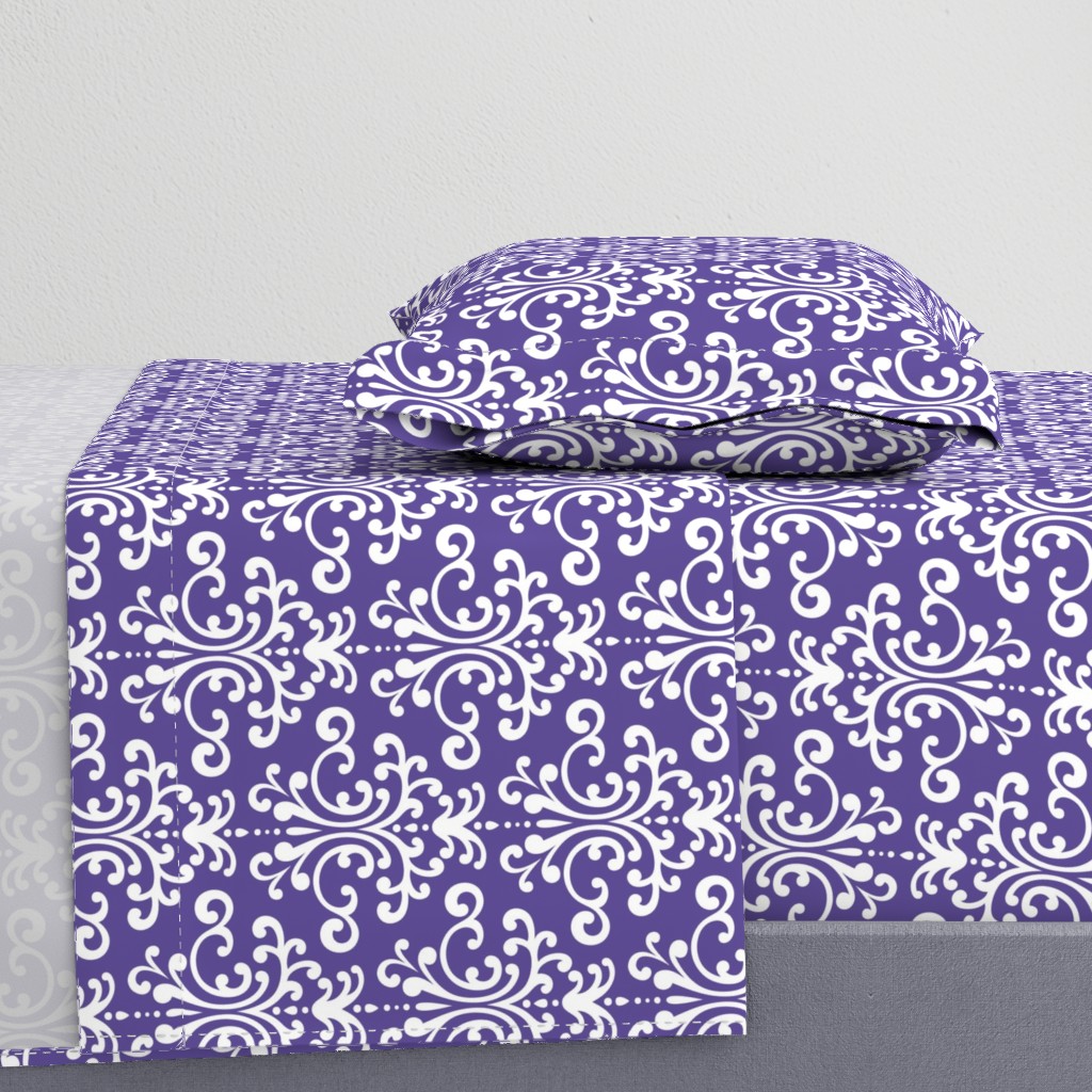 damask lg purple