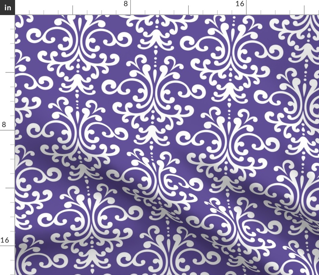 damask lg purple