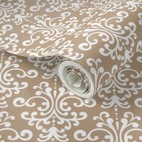 damask lg tan