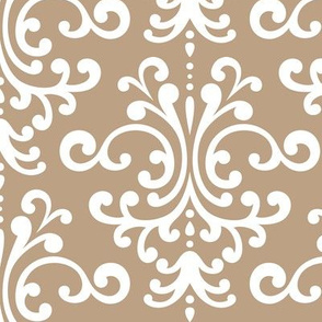 damask lg tan