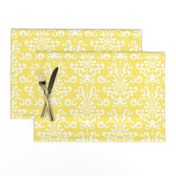 damask lg lemon yellow