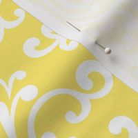 damask lg lemon yellow