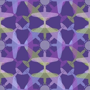 Kaleidoscope - Purples & Green