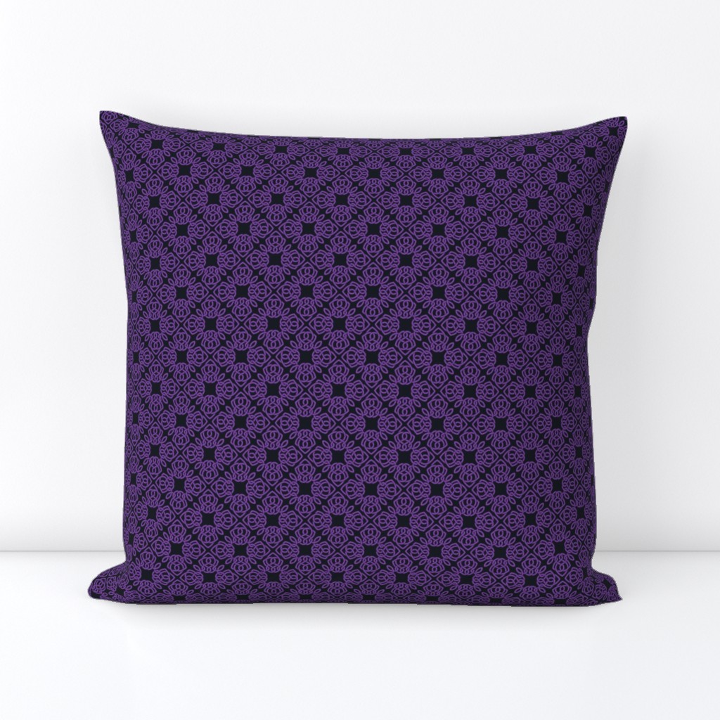 Square Knot Purple and lack