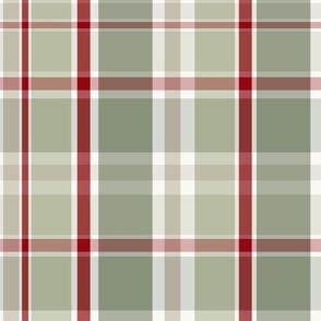 Christmas Plaid Three  / 12"