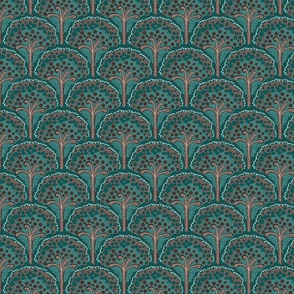 Earthy Woodland Whimsy - Dark Green/Brown SMALL