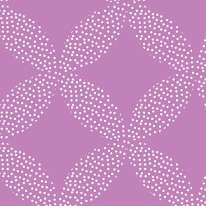 Feliz Navidad_purple with Tiny White Dots