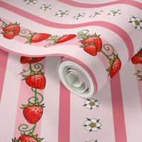 Strawberry Stripes Pink, small size