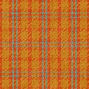 North Country Plaid - jumbo - gold, scarlet, and sage 