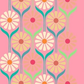 Paper Wall Flowers Floral Stripe