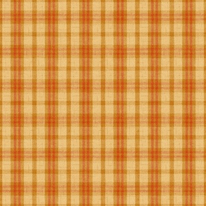 North Country Plaid - large - light gold, gold, and scarlet