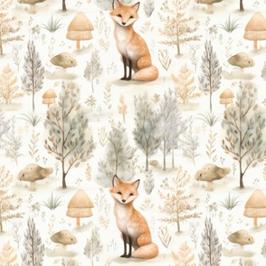 Cottagecore Foxes